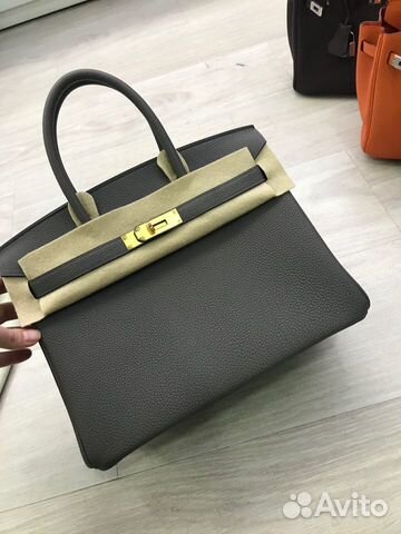 birkin 30 gris etain