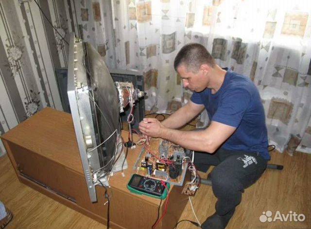 Ремонт телевизоров на дому. (LED, LCD, плазма )