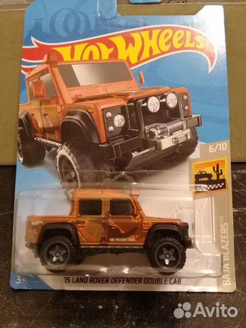 hot wheels land rover double cab