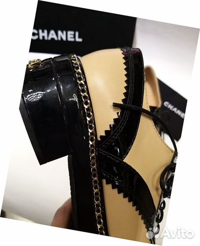 Туфли кожаные Chanel Туфли кожаные Chanel