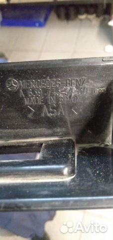 Подсветка номерного знака Мерседес W639