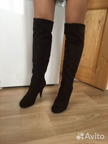 Сапоги замшевые Bottega veneta.(Italy)