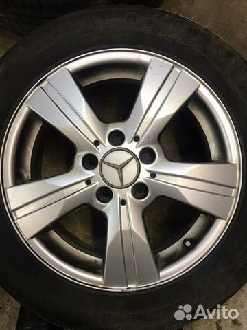 Комплект колёс в сборе на Mercedes b180 w245 Комплект колёс в сборе на Mercedes b180 w245