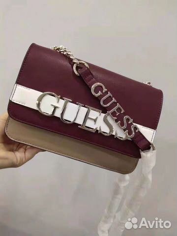 Сумка кроссбоди Guess (только бордовая, новая)
