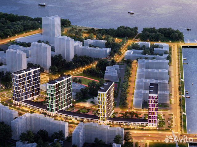 2-к квартира, 65.8 м², 22/22 эт.
