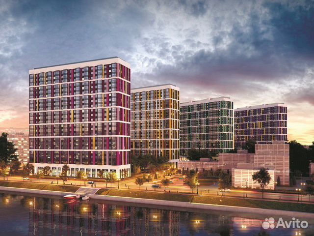 1-к квартира, 43.6 м², 16/22 эт.