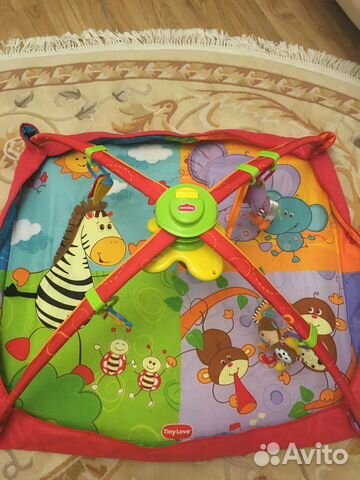 Развивающий коврик Tiny Love Разноцветное Сафари