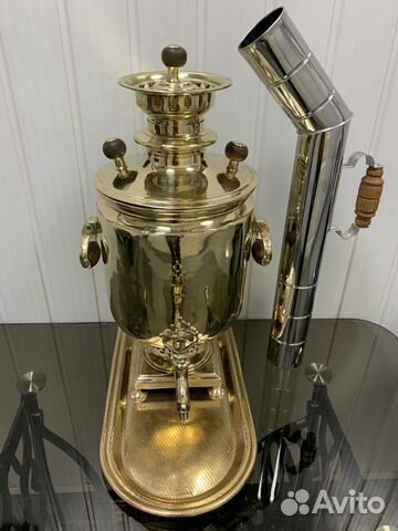 Самовар угольный на дровах 7л на пятаках