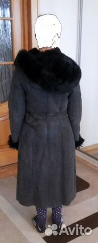 Дублёнка натуральная р. 42-44, длинная Дублёнка натуральная р. 42-44, длинная