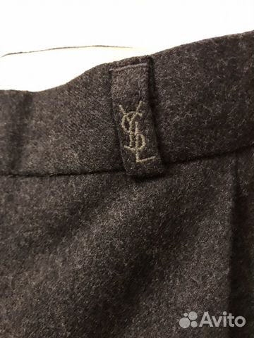 Мужские шерстяные брюки Yves Saint Laurent Мужские шерстяные брюки Yves Saint Laurent
