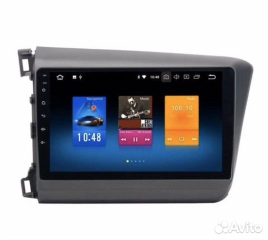Штатная магнитола Civic 9 2012-2016 Android 8.1 Штатная магнитола Civic 9 2012-2016 Android 8.1