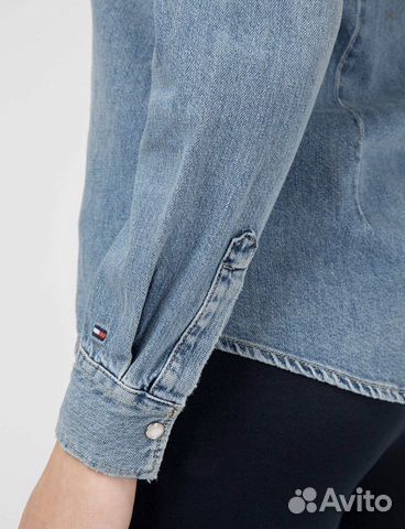 Джинсовая рубашка Tommy Hilfiger icon Джинсовая рубашка Tommy Hilfiger icon
