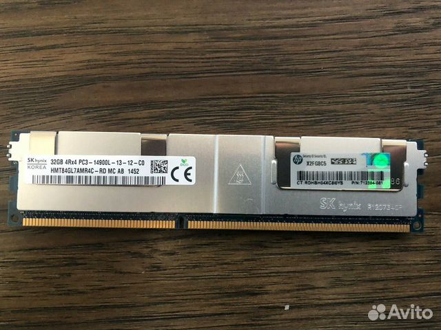 712384-081 HPE 32GB PC3-14900L 1866Mhz ecc