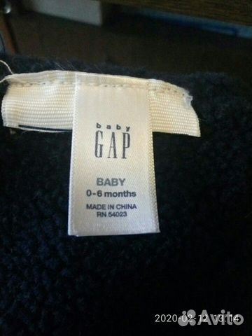 Шапка детская GAP с варежками Шапка детская GAP с варежками