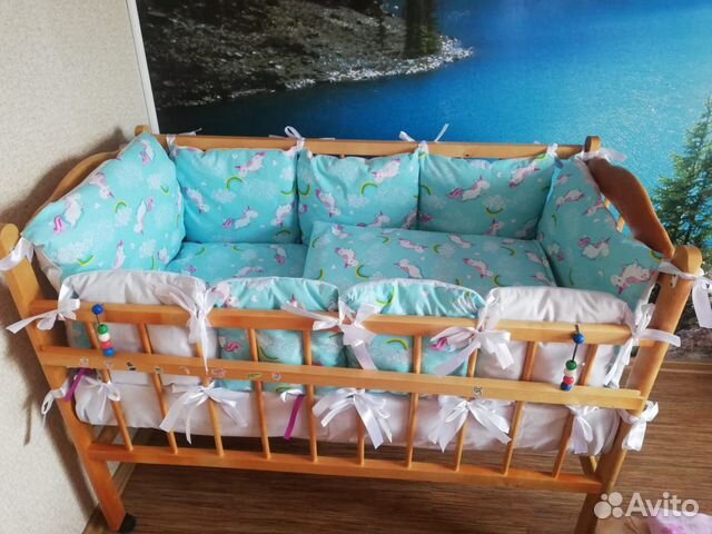 Для детской кроватки бортики Для детской кроватки бортики