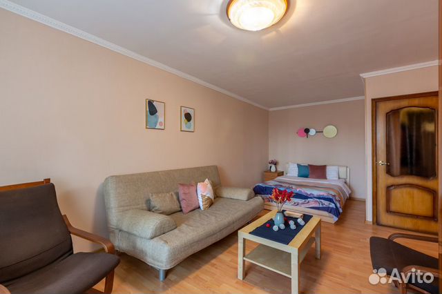 

1-к. квартира, 42 м², 2 кровати