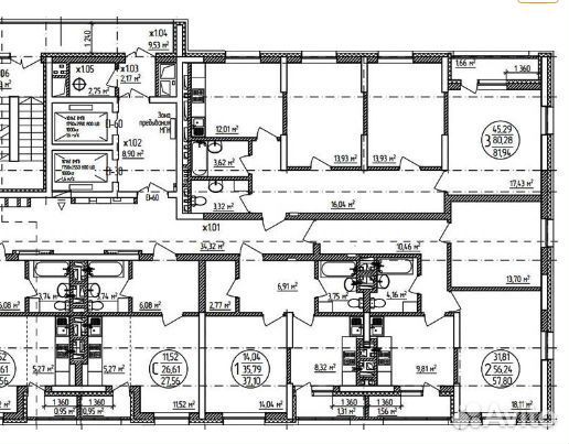 3-к квартира, 81.9 м², 7/21 эт. 3-к квартира, 81.9 м², 7/21 эт.