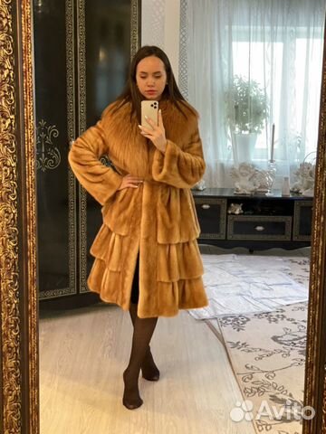 Шуба норка+песец Шуба норка+песец