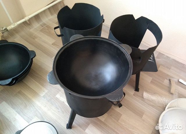 Казан чугунный, новый, узбекский Казан чугунный, новый, узбекский