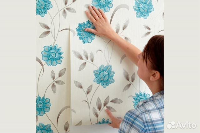 Поклейка обоев