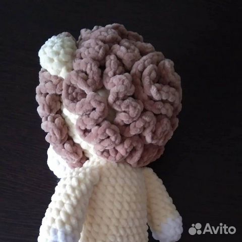 Мягкая игрушка ручной работы, лев амигуруми
