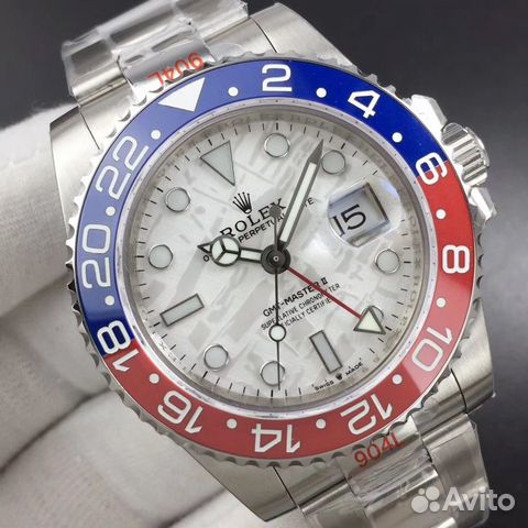 Rolex GMT-Master II White Dial meteorite