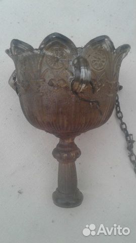 Подсвечник стеклянный подвесной Подсвечник стеклянный подвесной