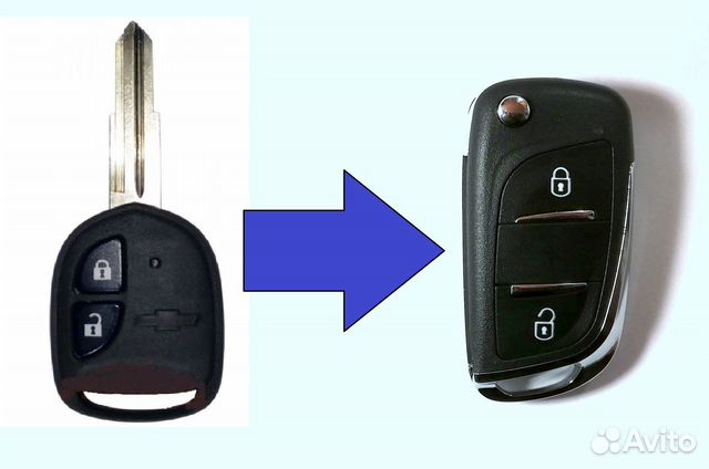 Ключ Шевроле Спарк, Chevrolet Spark, выкидной