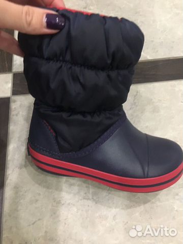 Сапоги детские crocs оригинал, размер 26, C 9