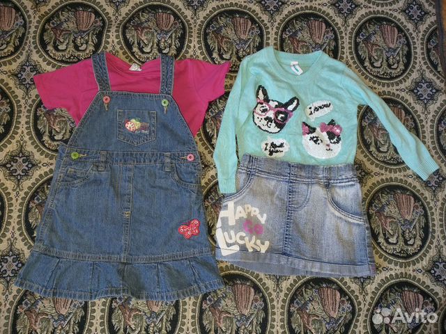 Пакет сарафанов и юбка для сада Пакет сарафанов и юбка для сада