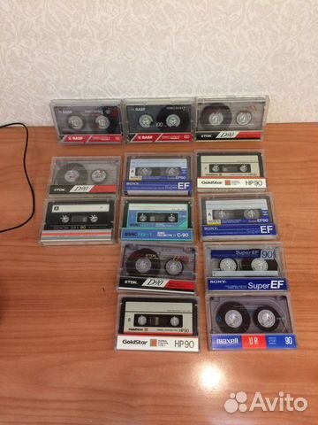 Кассеты basf, TDK,denon,sony, maxell, goldstar