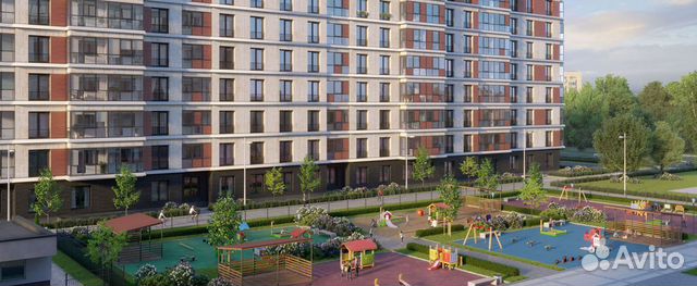 1-к квартира, 47.4 м², 2/12 эт.