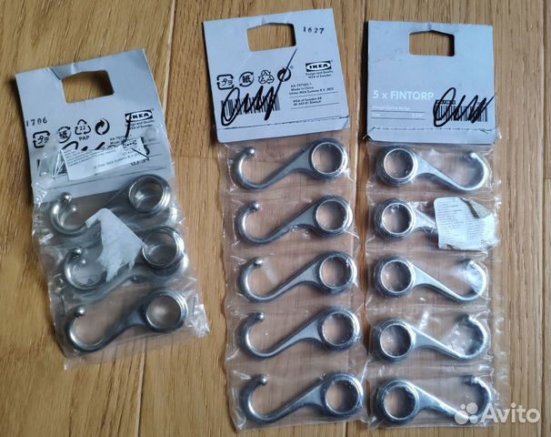 Икеа финторп - Крючок, никелированный, 7 см Икеа финторп - Крючок, никелированный, 7 см