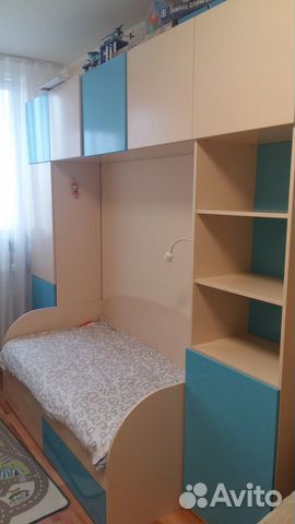 Детская мебель+матрац аскона