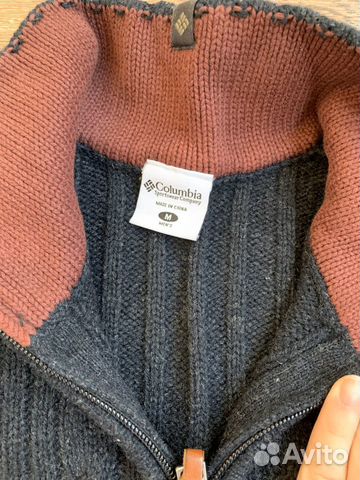 Свитер Columbia шерсть 100