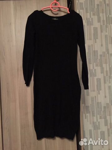 Шерстяное платье