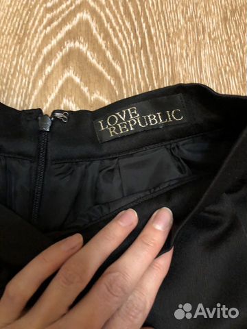 Юбка черного цвета love republic размер XS/40-42 Юбка черного цвета love republic размер XS/40-42