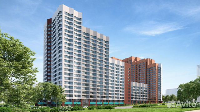 2-к квартира, 53.3 м², 5/21 эт.