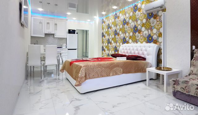 

Квартира-студия, 41 м², 2 кровати