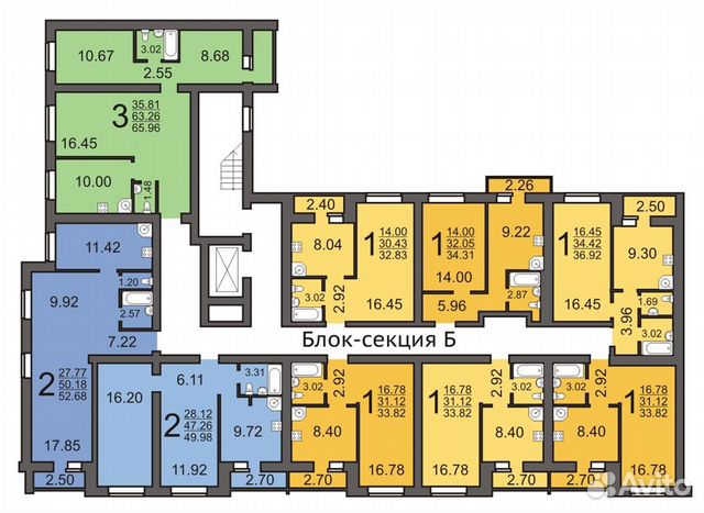 1-к квартира, 33 м², 6/10 эт.