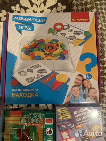Набор из 8 (восьми) игр для детей 3-5 лет новые