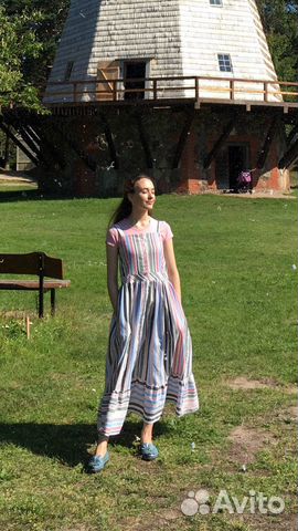 Льняной сарафан Льняной сарафан