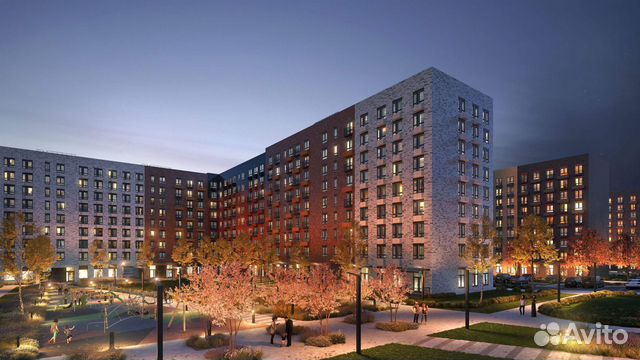 1-к квартира, 41.6 м², 8/9 эт.