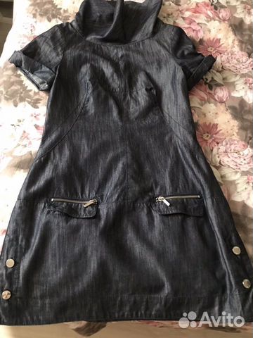 Karen Millen джинсовое платье 12 UK