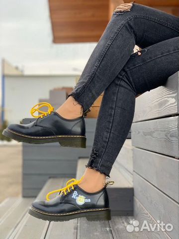 Лоферы Dr. Martens на высокой подошве