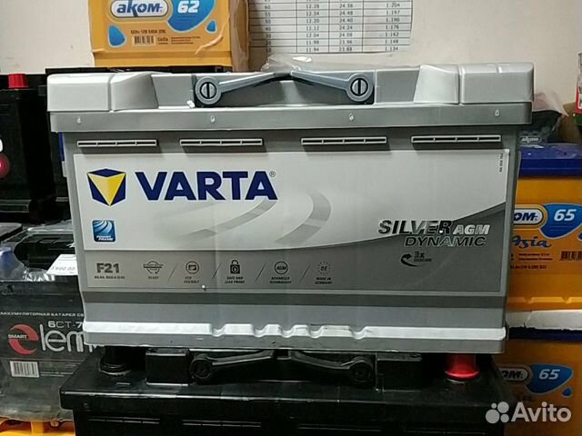 Аккумулятор Varta 80a AGM
