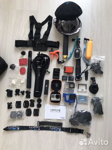 GoPro Hero 4 Silver + стабилизатор feiyu tech g5
