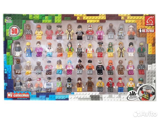 Набор 50 минифигурок аналог лего ausini MY collect