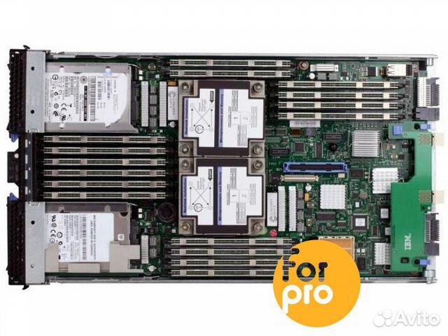 Лезвие IBM BladeCenter HS23, 2xE5-2680, 128GB)