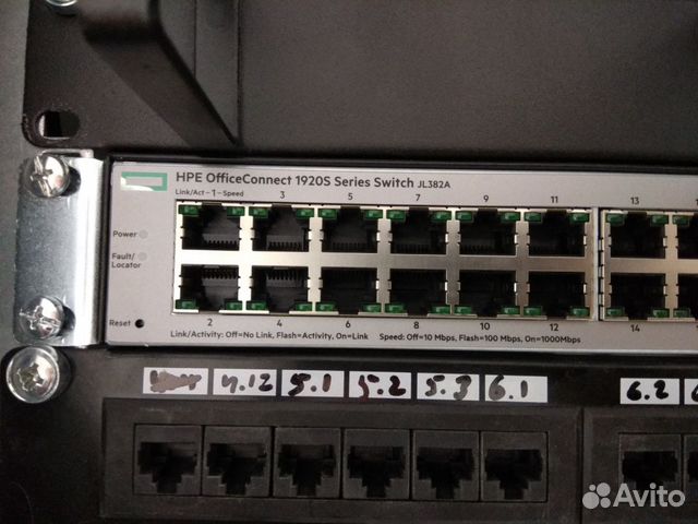 Коммутатор нр JL382A HPE 1920S